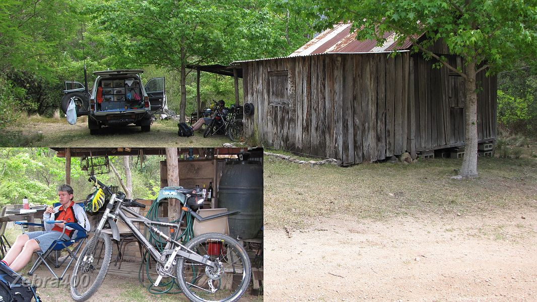 05-Heidi takes a rest at Macleods Hut, NE of Tenterfield.jpg